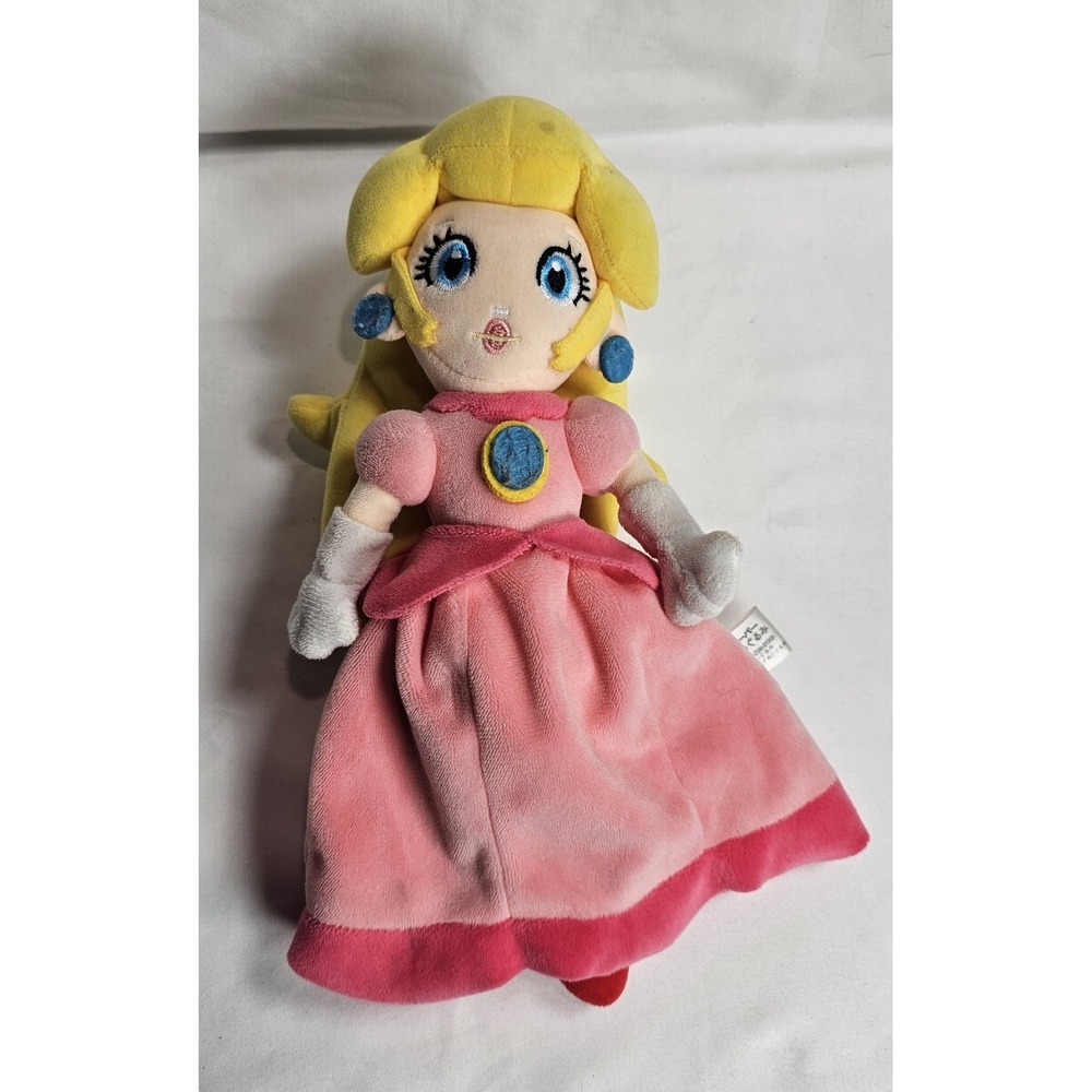 Princess Peach 10" Koopa Super Mario Bro Figure Stuffed Animal Plush Toy Doll